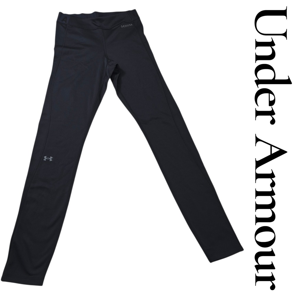 Under‎ Armour Base 3.0 ColdGear Leggings Womens Small Black Thermal Base Layer